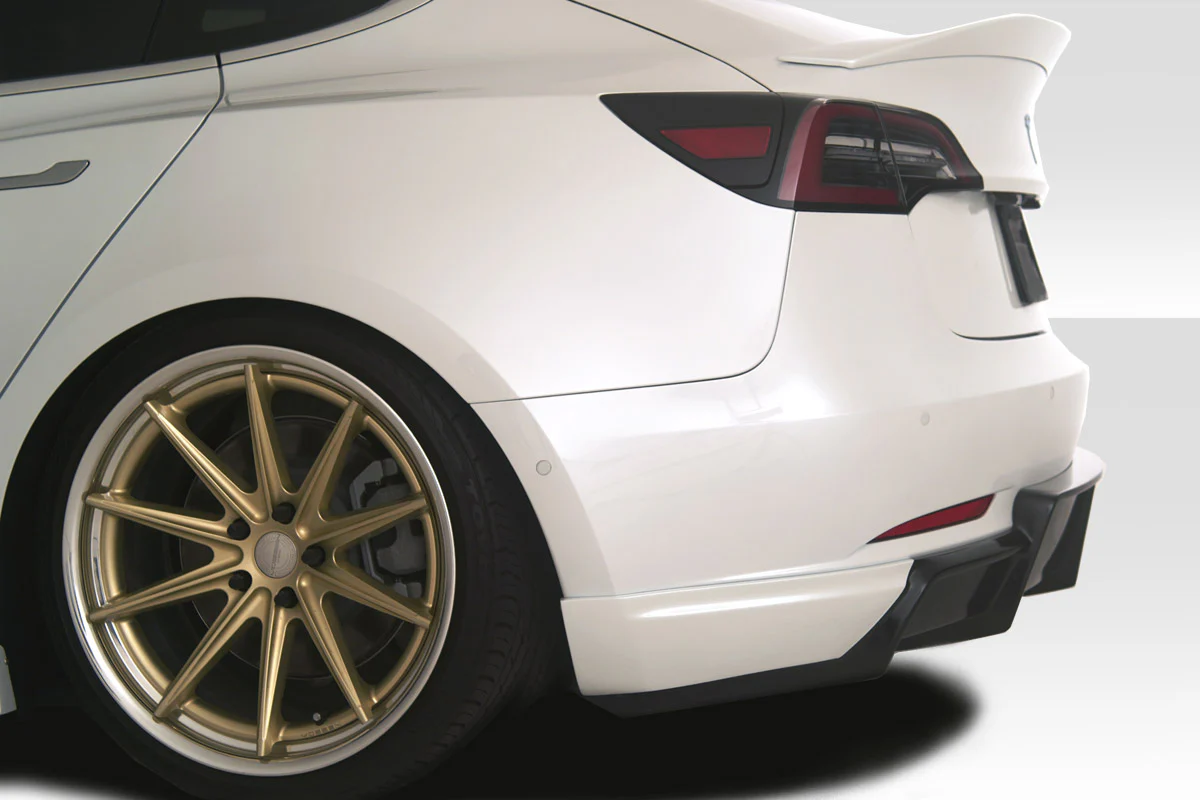 Tesla Model 3 Duraflex GT Concept Rear Diffuser, 1 Piece, 2017-2022 - Image 4