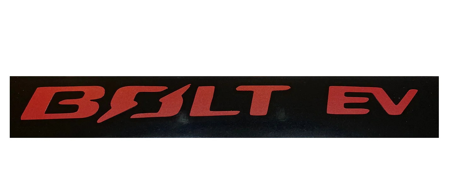 Chevy Bolt EV Black Steel License Plate Frame W/ Logo - Image 3
