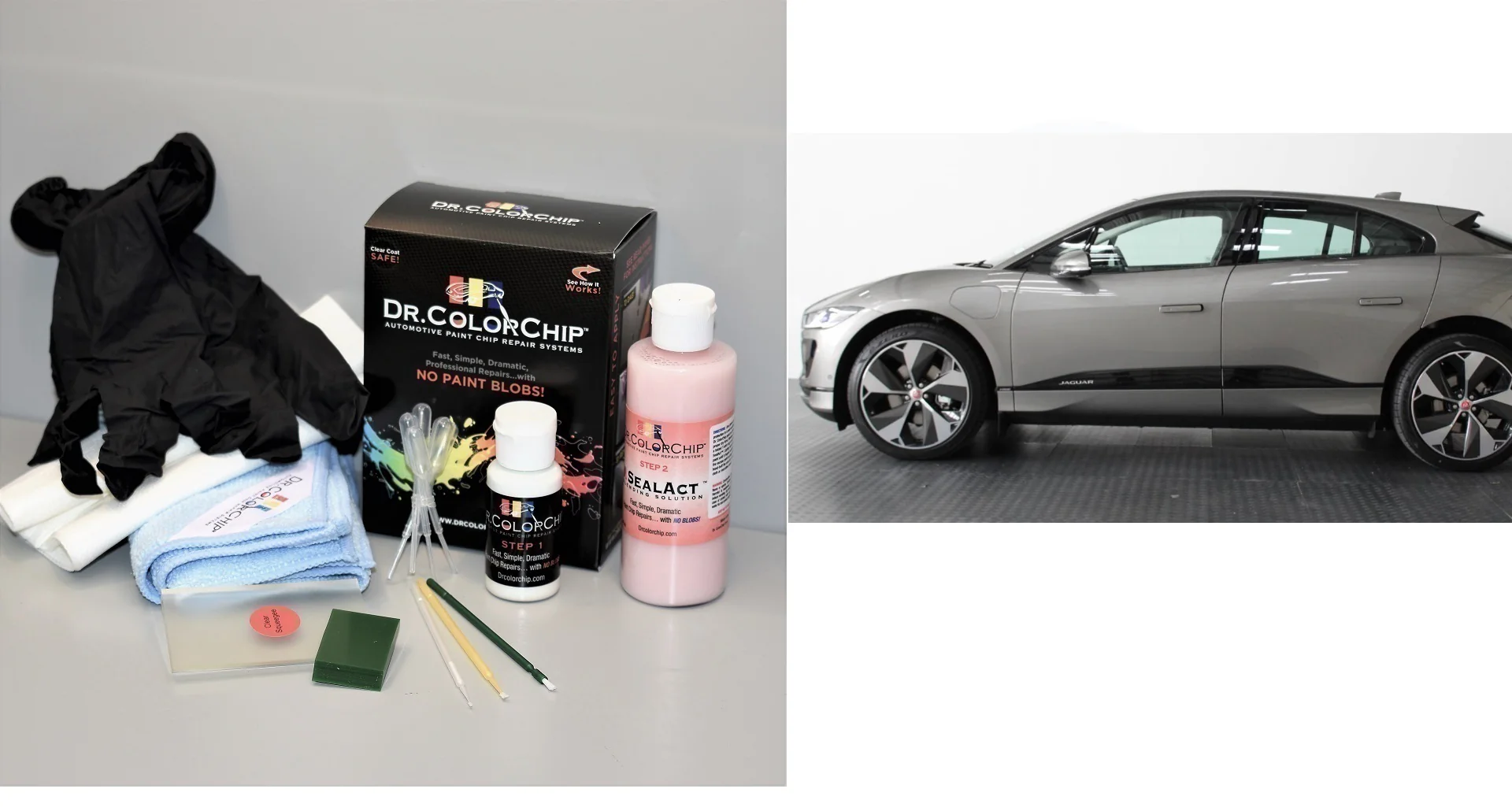 Jaguar I-Pace Exterior Touch Up Paint Kit, Dr Color Chip, Squirt 'n Squeegee PLUS, 2019-2021 - Image 18