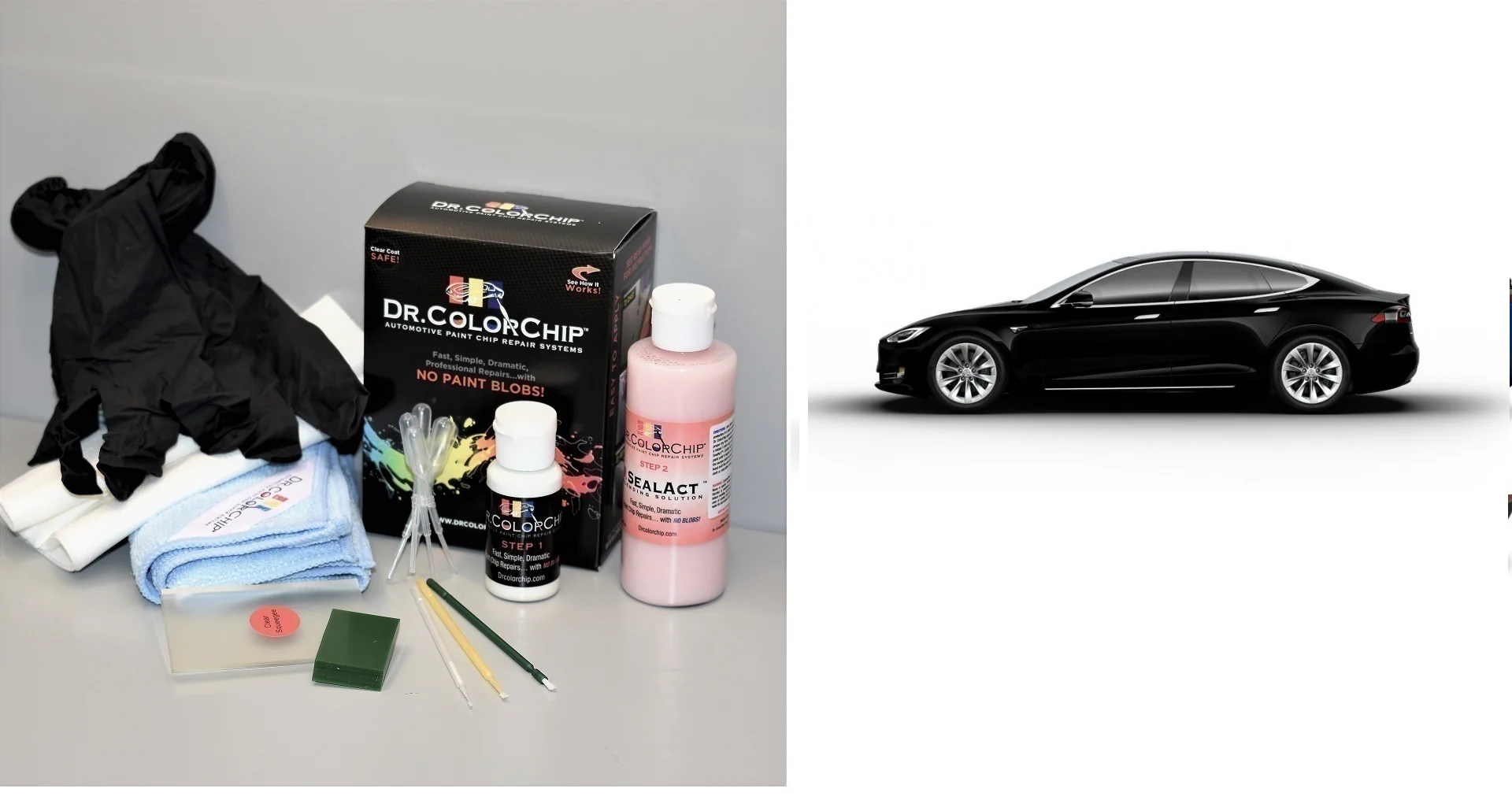 Tesla Model 3 Exterior Touch Up Paint Kit, Dr Color Chip, Squirt 'n Squeegee PLUS, 2017-2025 - Image 10