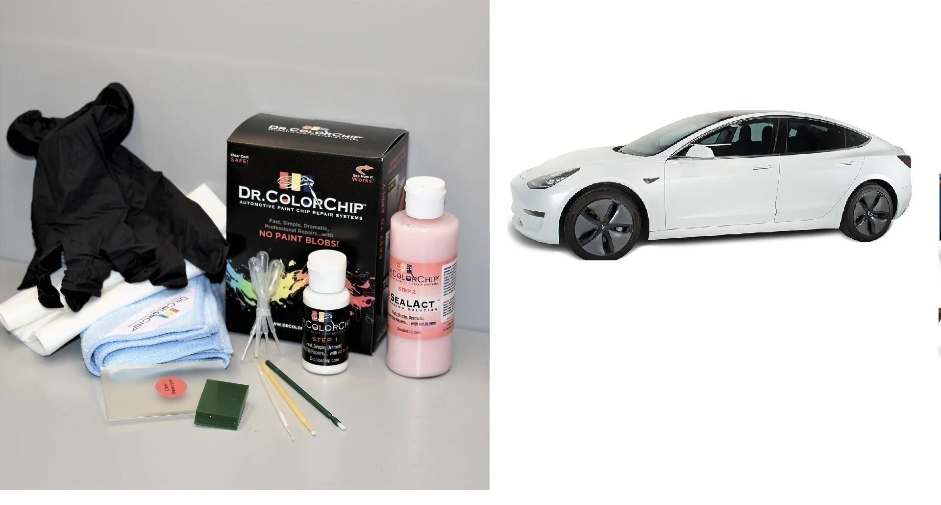 Tesla Model 3 Exterior Touch Up Paint Kit, Dr Color Chip, Squirt 'n Squeegee PLUS, 2017-2025 - Image 13