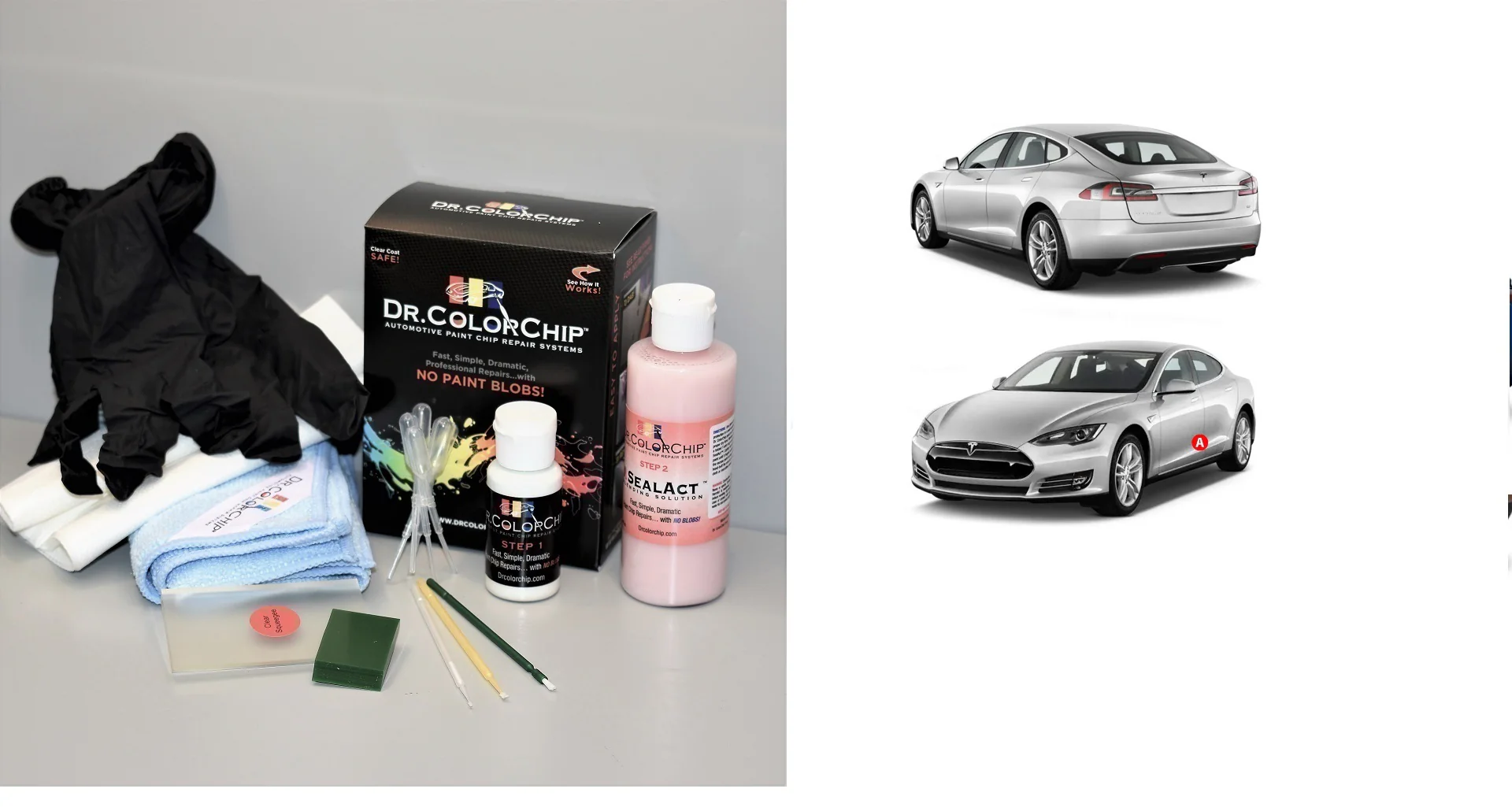 Tesla Model 3 Exterior Touch Up Paint Kit, Dr Color Chip, Squirt 'n Squeegee PLUS, 2017-2025 - Image 14