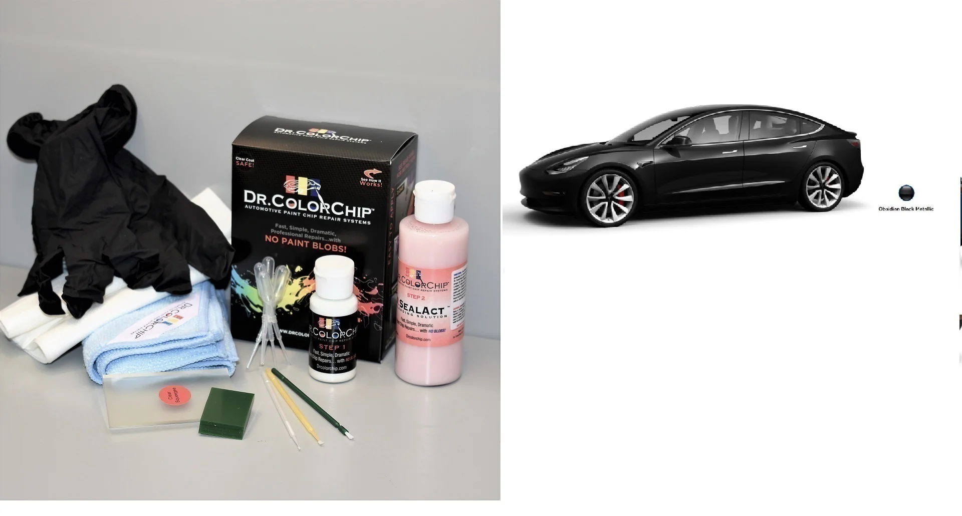 Tesla Model 3 Exterior Touch Up Paint Kit, Dr Color Chip, Squirt 'n Squeegee PLUS, 2017-2025 - Image 15