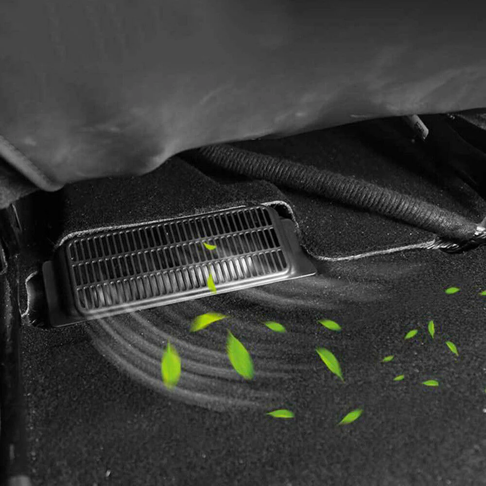 Tesla Model 3 Rear Floor Air Duct Vent Outlet Grille Cover Kit, 2017-2023 - Image 5