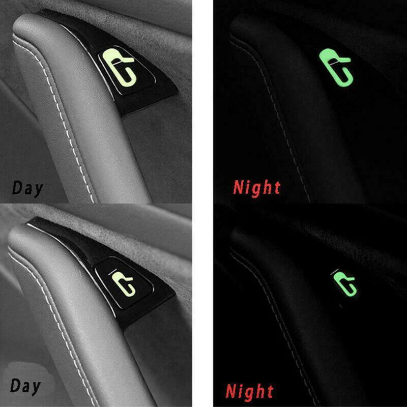 Tesla Model 3, Y, Interior Door Open Exit Stickers Decal Set, Reflective, Many Colors - Image 6