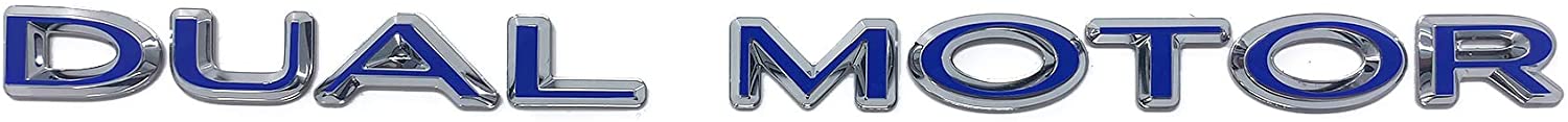 Tesla Model S, 3, X, Y Dual Motor Emblem Vinyl Decal Overlay Wrap Rear Trunk Emblem, Many Colors - Image 4