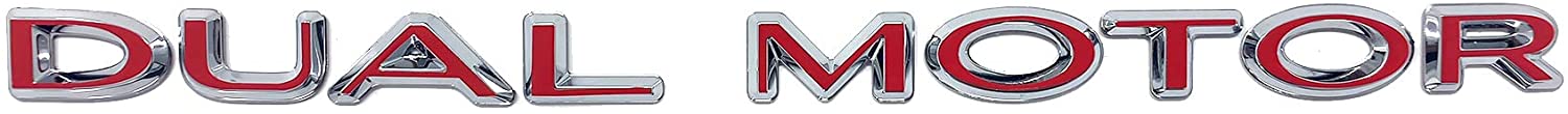 Tesla Model S, 3, X, Y Dual Motor Emblem Vinyl Decal Overlay Wrap Rear Trunk Emblem, Many Colors - Image 6