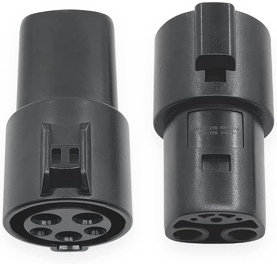 Tesla Model S, 3, X, Y, Cybertruck J1772 to Tesla Charger Adapter 800Amp 240V Type-1,2, Black - Image 4