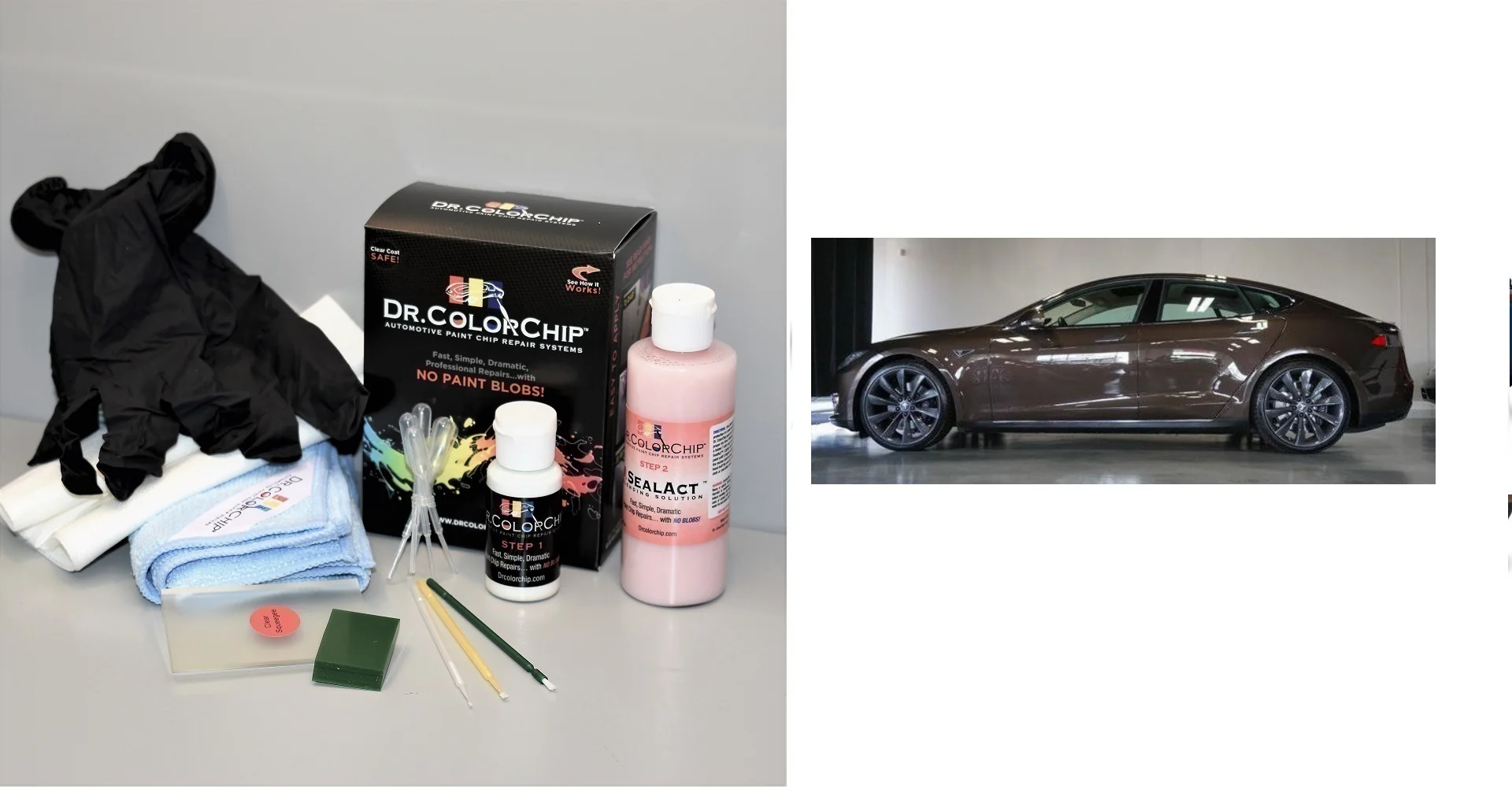 Tesla Model S Exterior Touch Up Paint Kit, Dr Color Chip, Squirt 'n Squeegee PLUS, 2012-2025 - Image 16