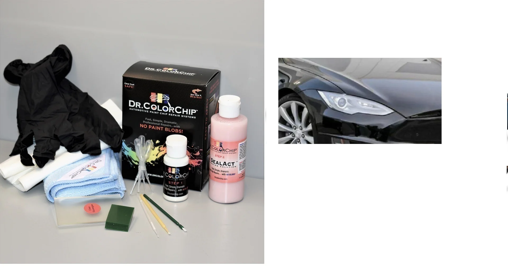 Tesla Model S Exterior Touch Up Paint Kit, Dr Color Chip, Squirt 'n Squeegee PLUS, 2012-2025 - Image 19