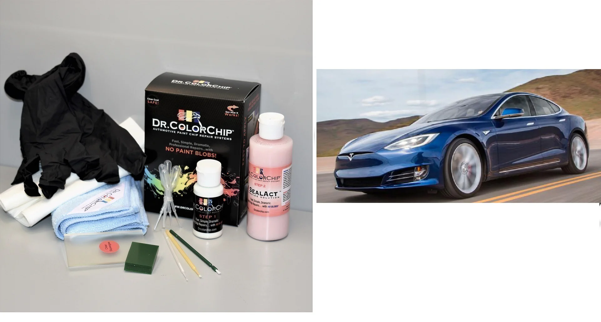 Tesla Model S Exterior Touch Up Paint Kit, Dr Color Chip, Squirt 'n Squeegee PLUS, 2012-2025 - Image 21