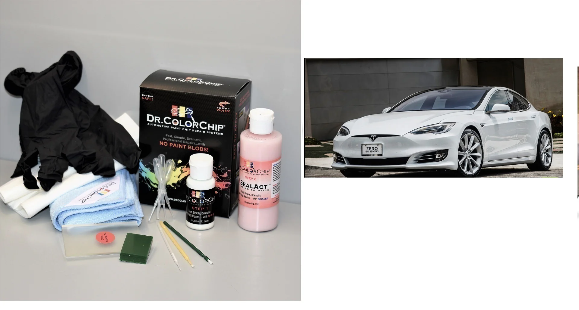 Tesla Model S Exterior Touch Up Paint Kit, Dr Color Chip, Squirt 'n Squeegee PLUS, 2012-2025 - Image 23
