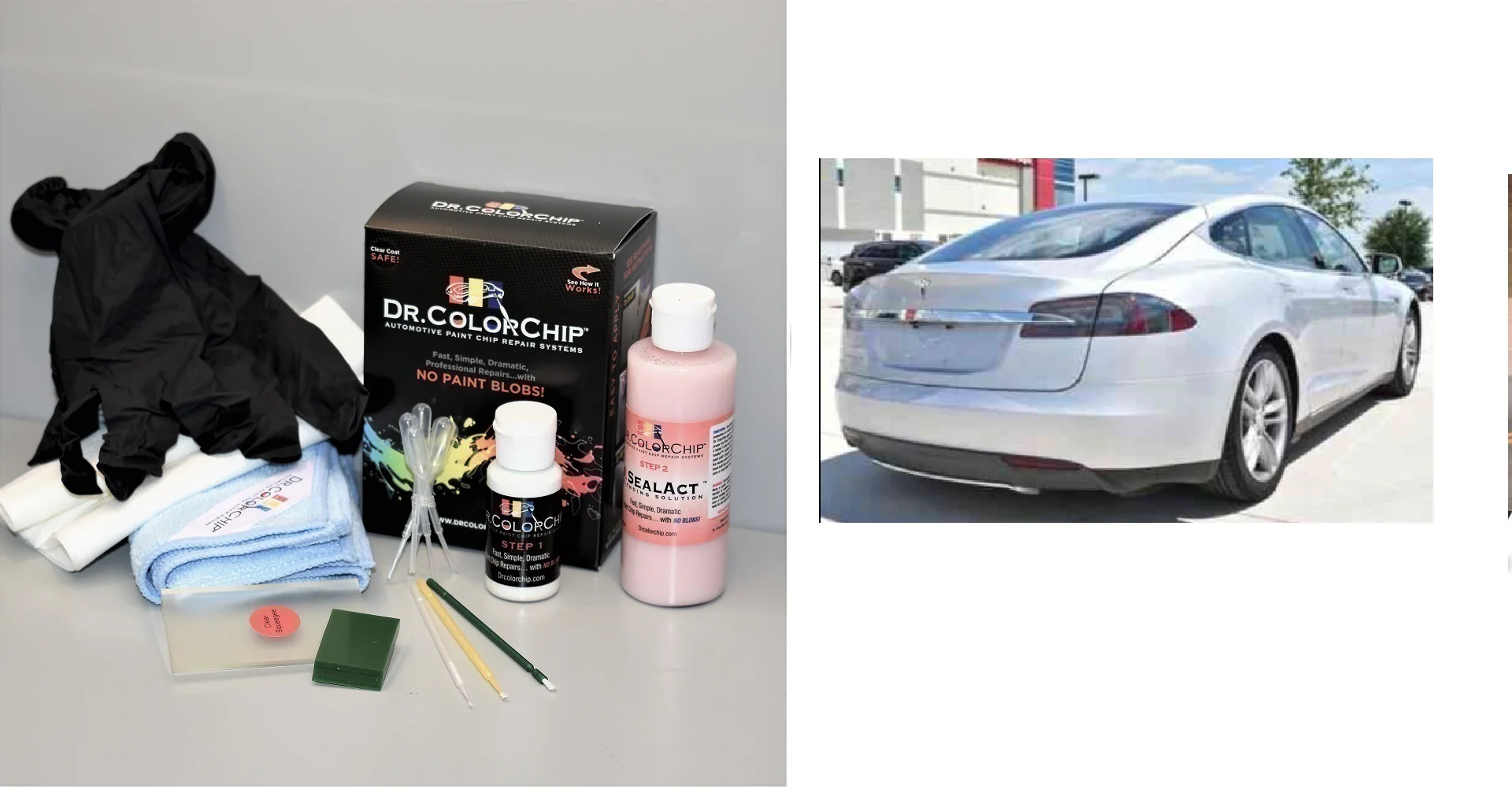 Tesla Model S Exterior Touch Up Paint Kit, Dr Color Chip, Squirt 'n Squeegee PLUS, 2012-2025 - Image 24