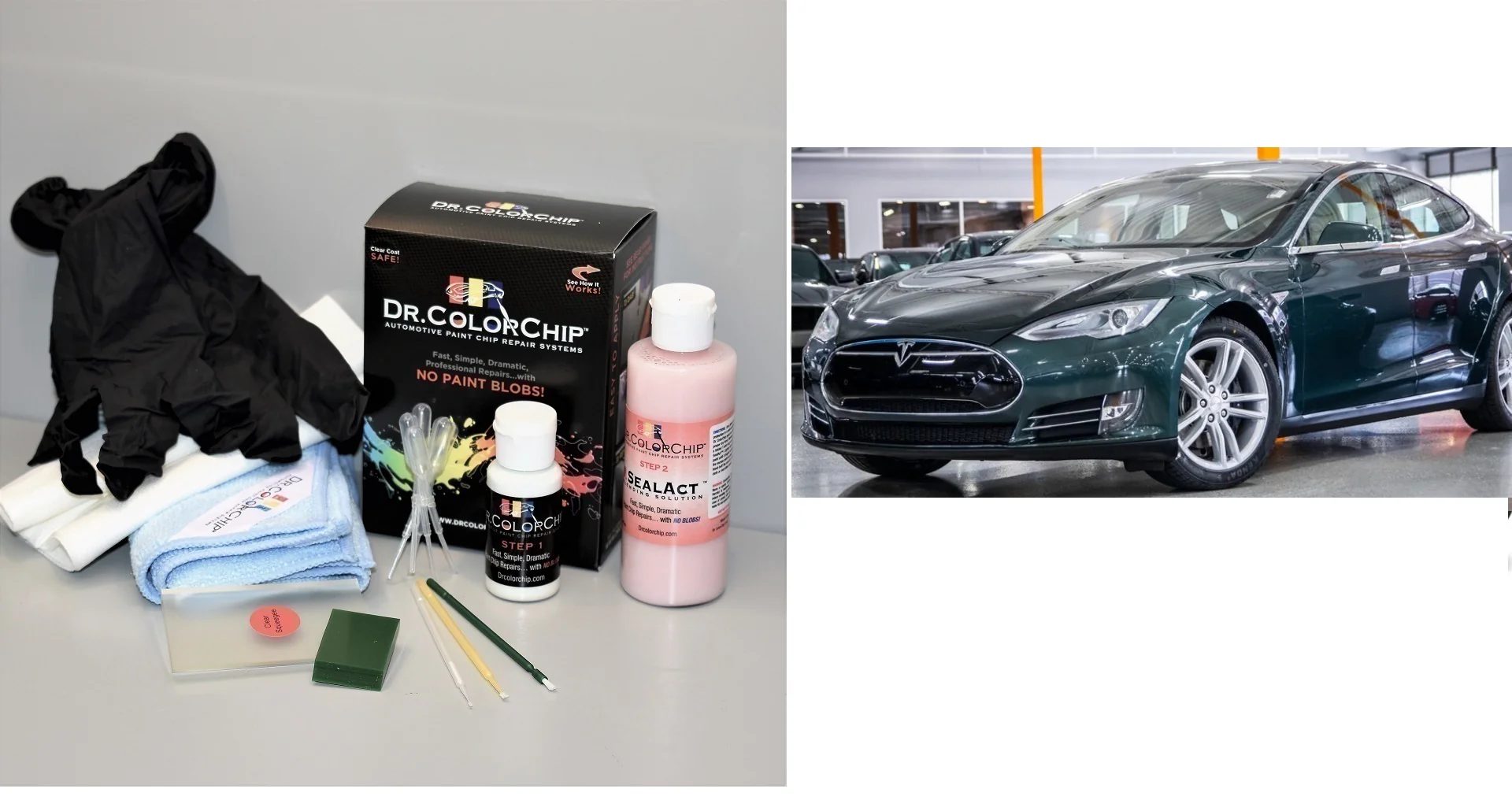 Tesla Model S Exterior Touch Up Paint Kit, Dr Color Chip, Squirt 'n Squeegee PLUS, 2012-2025 - Image 25