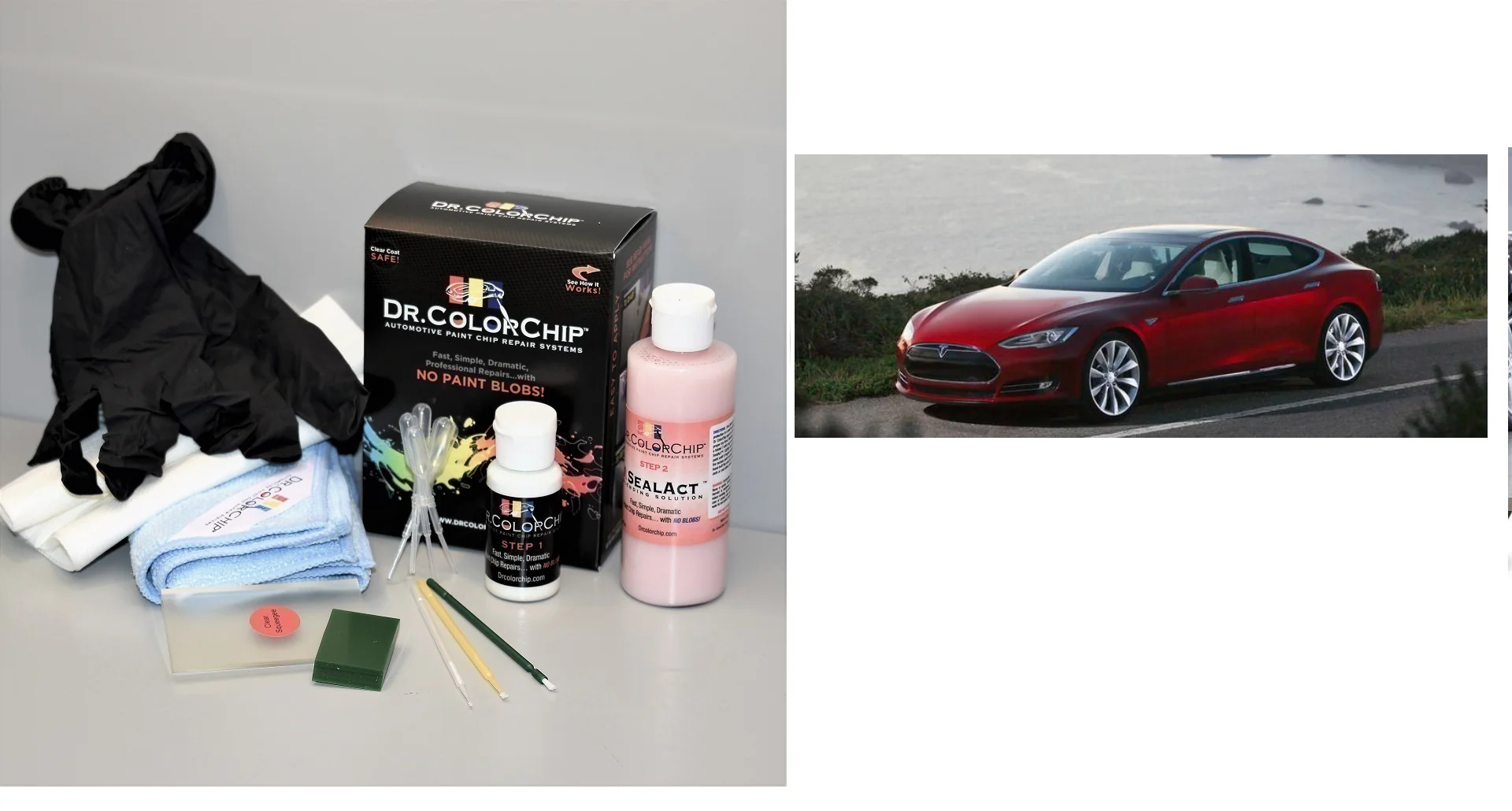 Tesla Model S Exterior Touch Up Paint Kit, Dr Color Chip, Squirt 'n Squeegee PLUS, 2012-2025 - Image 26