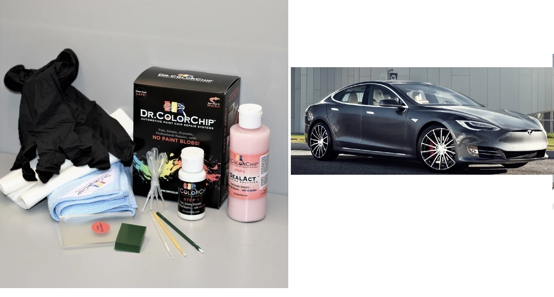 Tesla Model S Exterior Touch Up Paint Kit, Dr Color Chip, Squirt 'n Squeegee PLUS, 2012-2025 - Image 28
