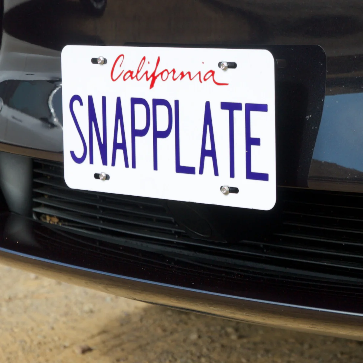 Tesla Model S SNAPPLATE Front License Plate Mount, Removable, 2016-2021 - Image 4