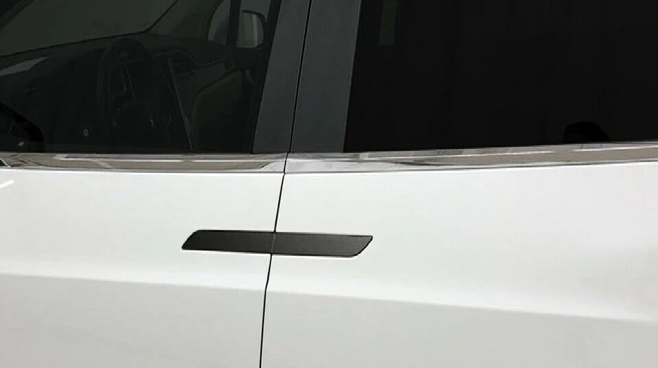 Tesla Model X Door Handle Decal Wrap, 4pc Set - Image 3