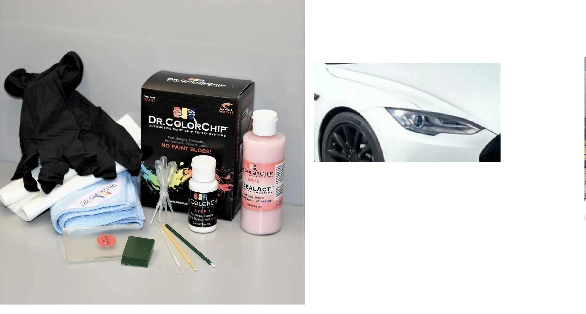 Tesla Model X Exterior Touch Up Paint Kit, Dr Color Chip, Squirt 'n Squeegee PLUS, 2016-2026 - Image 10