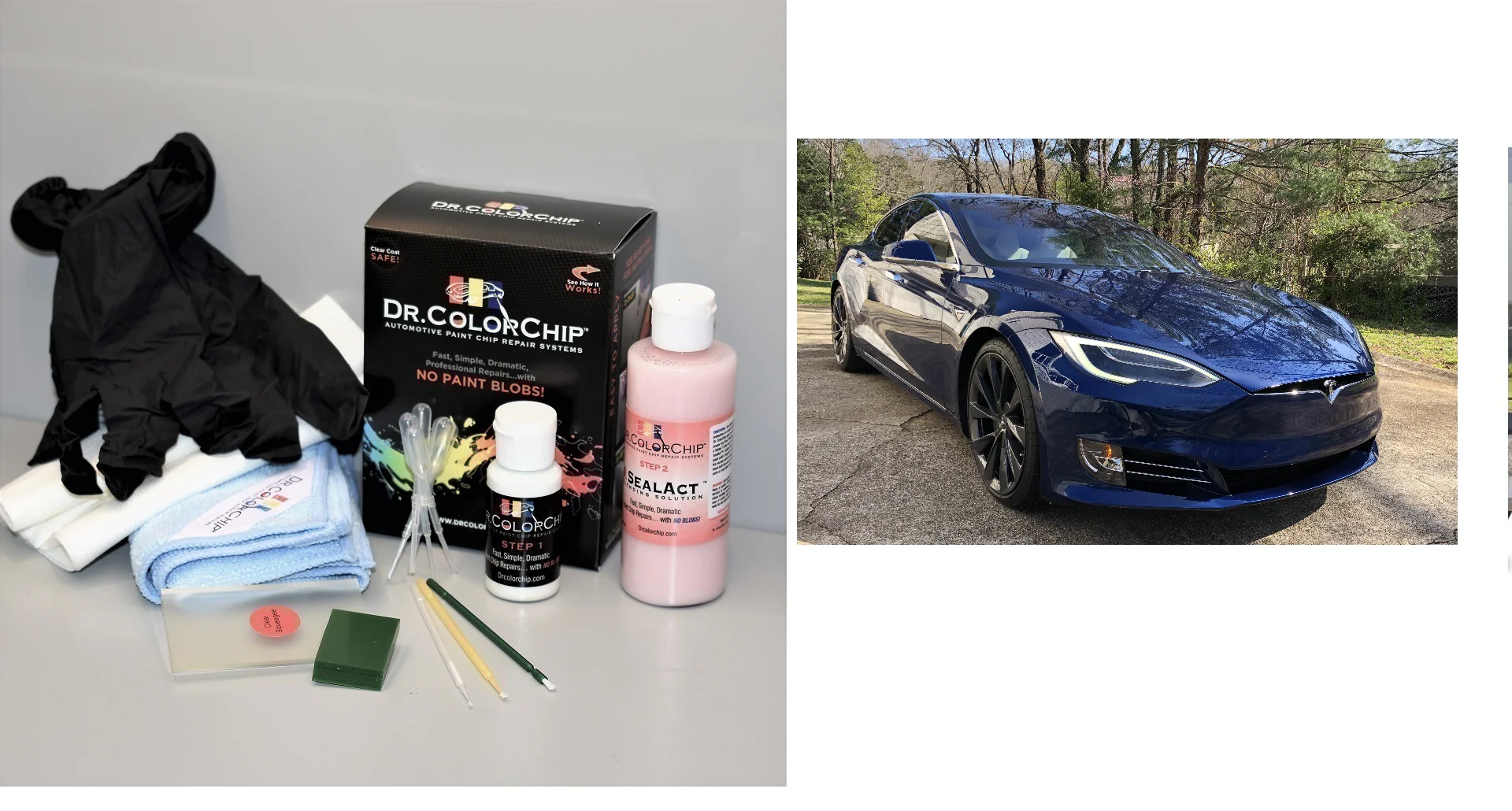 Tesla Model X Exterior Touch Up Paint Kit, Dr Color Chip, Squirt 'n Squeegee PLUS, 2016-2026 - Image 11