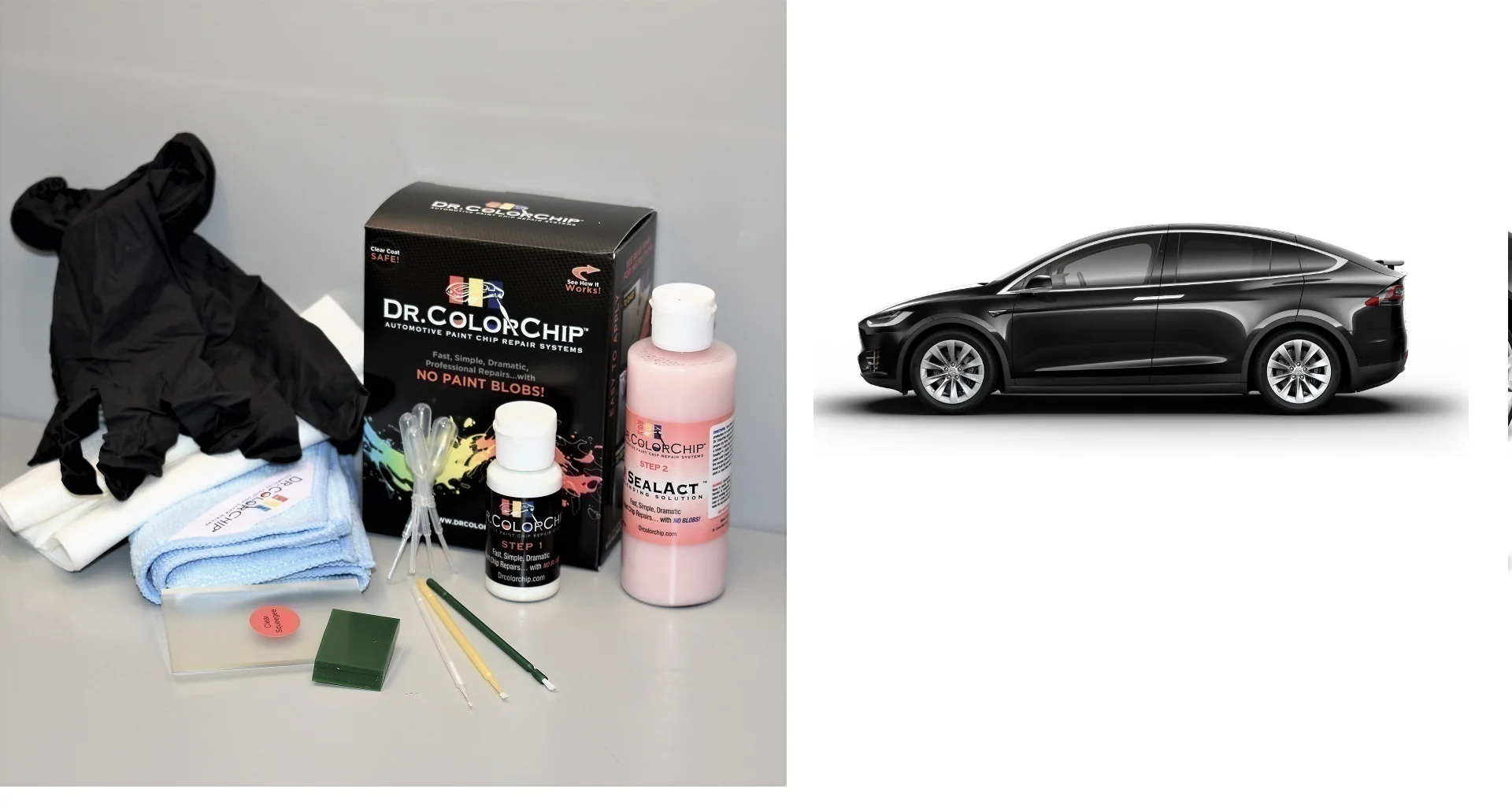 Tesla Model X Exterior Touch Up Paint Kit, Dr Color Chip, Squirt 'n Squeegee PLUS, 2016-2026 - Image 15